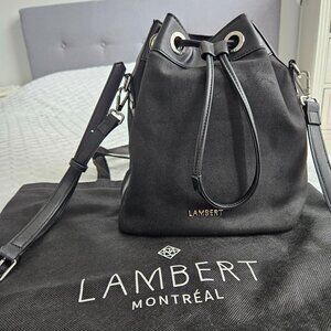 Lambert Vegan Crossbody Bucket Bag